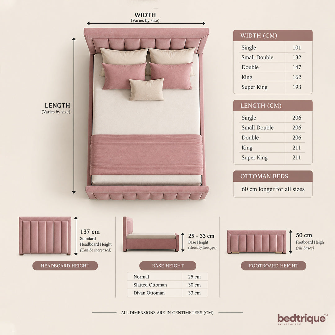 2026 Princess Signature Bed – Upholstery Bed Frame