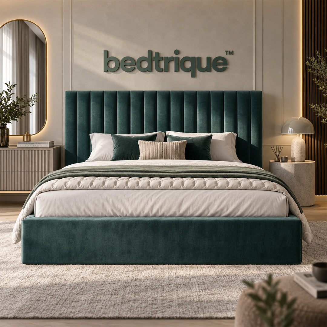 2026 Duke Of bedtrique™ Luxury Hotel Style Wide 3 Piece Headboard Bed