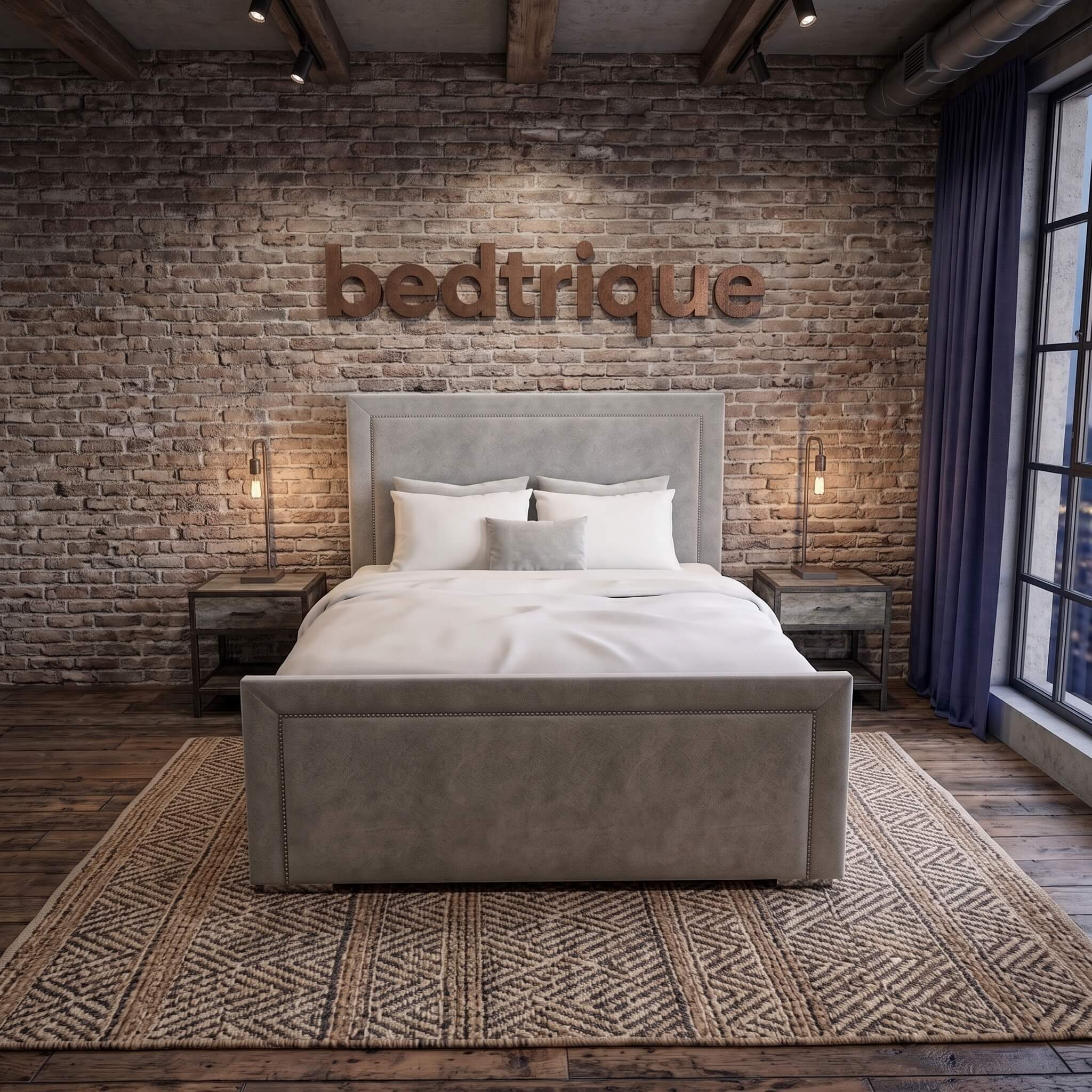 2026 Málaga Upholstery Designer Bed