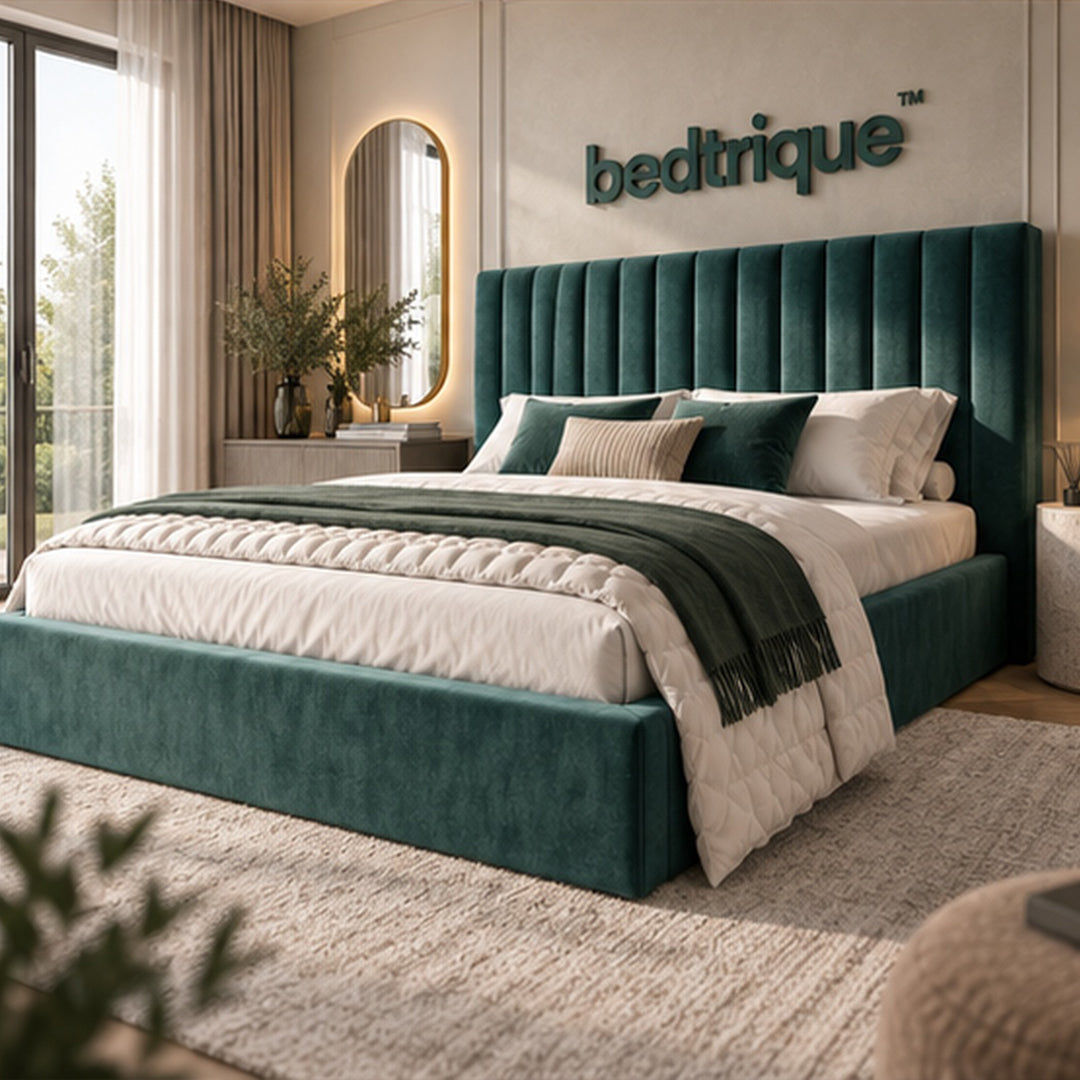 2026 Duke Of bedtrique™ Luxury Hotel Style Wide 3 Piece Headboard Bed