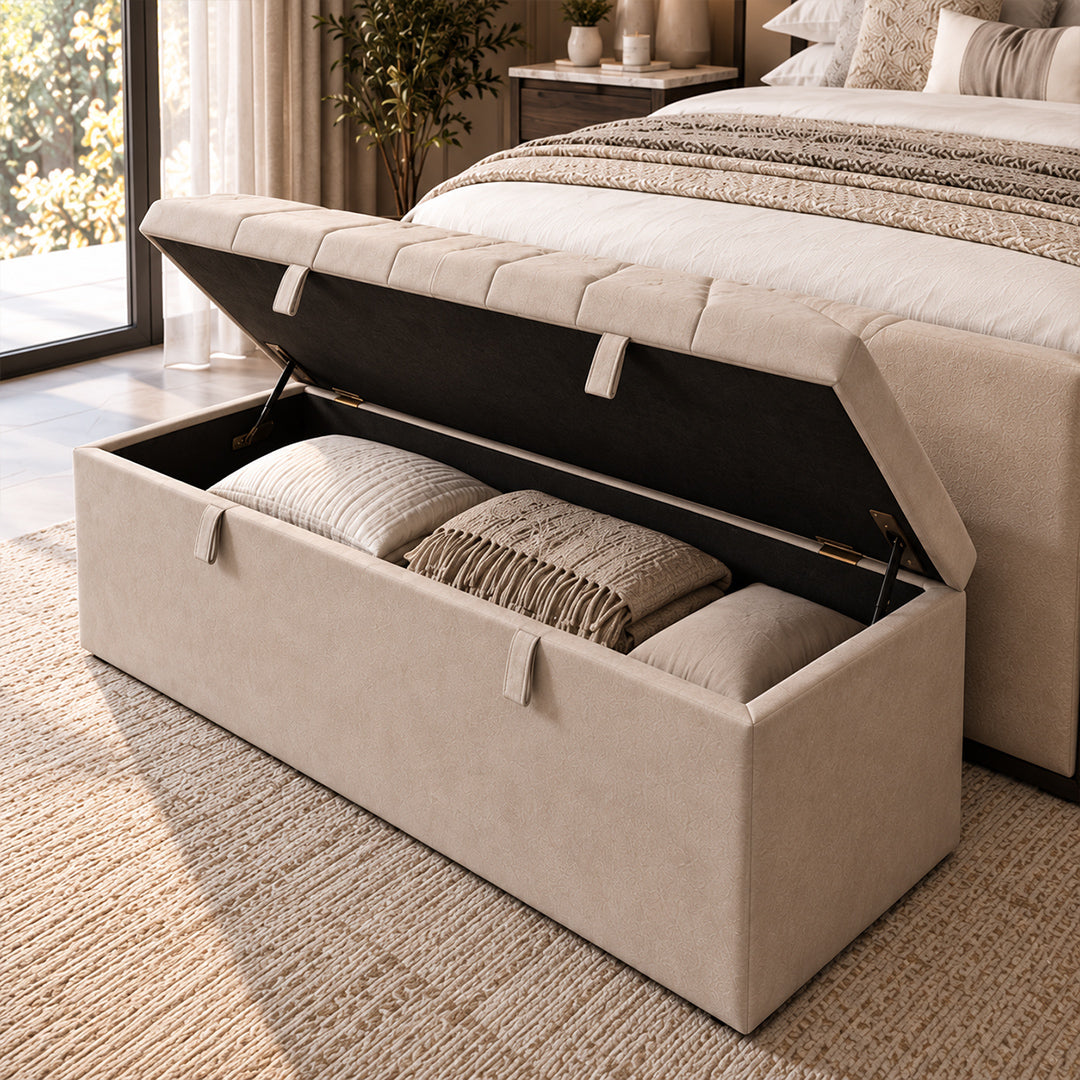 2026 Florida Sunrise Bed with Black Fabric Covering Edges