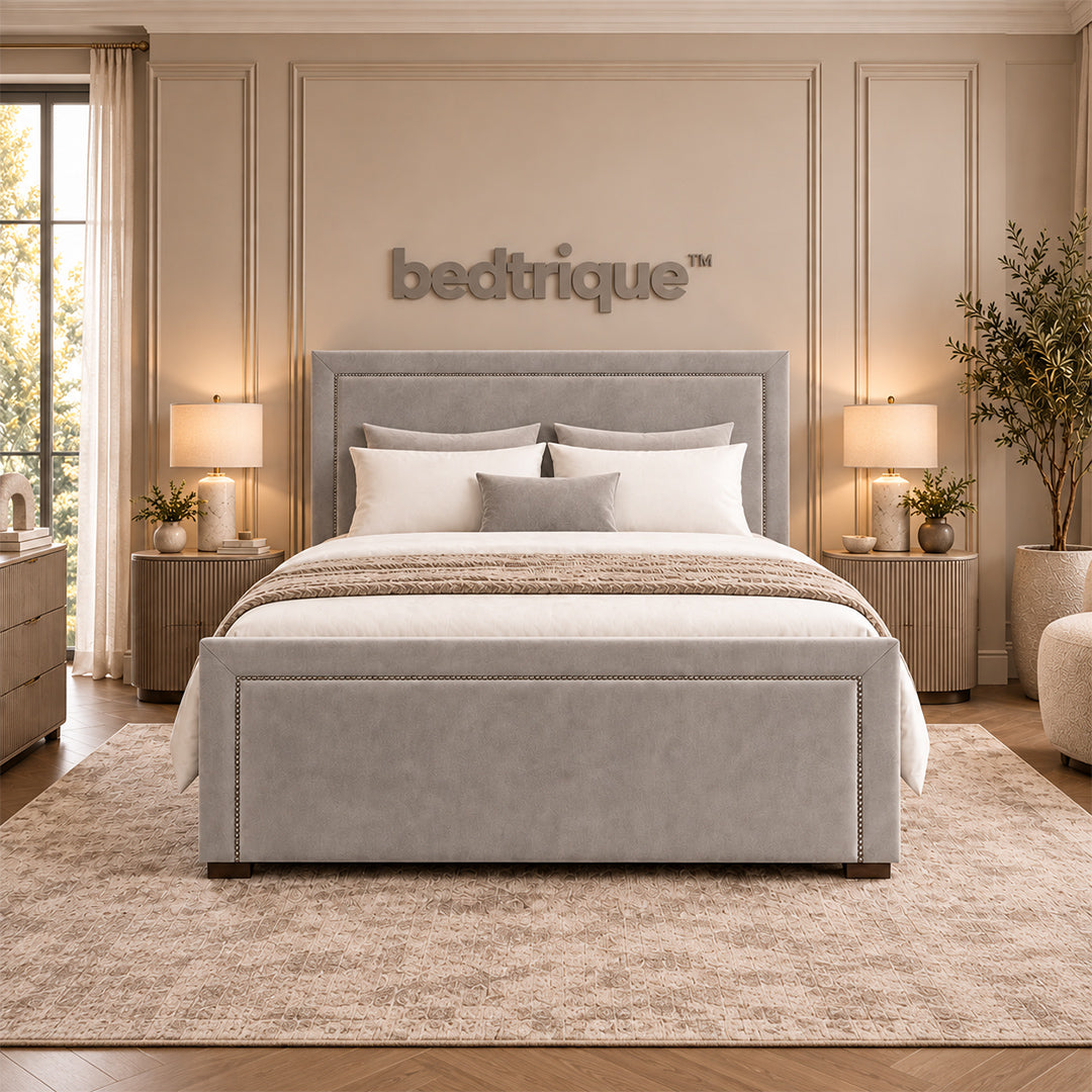2026 Málaga Upholstery Designer Bed