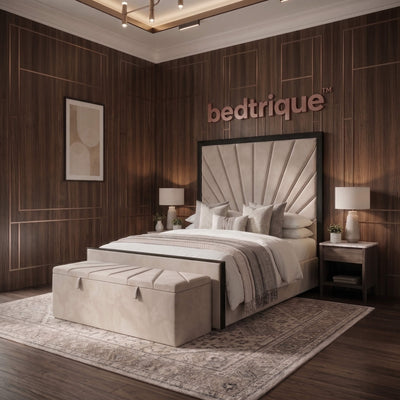 2026 Florida Sunrise Bed with Black Fabric Covering Edges