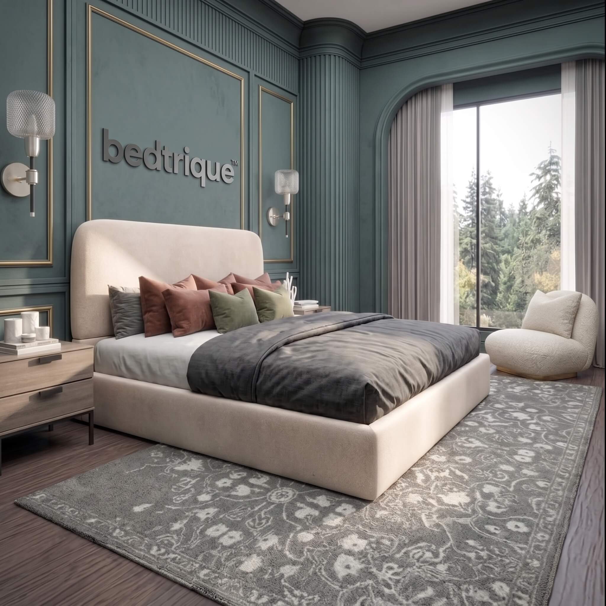 2026 Mona Lisa bed with optional ottoman storage
