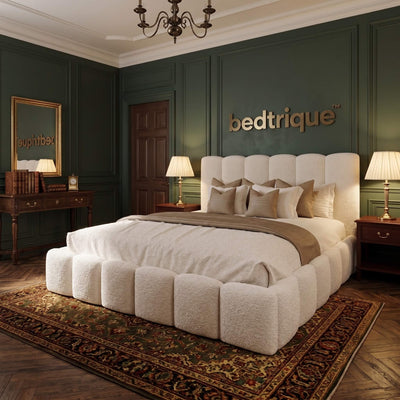 2026 Teddy-Orlando Bed frame (Optional Ottoman Storage)